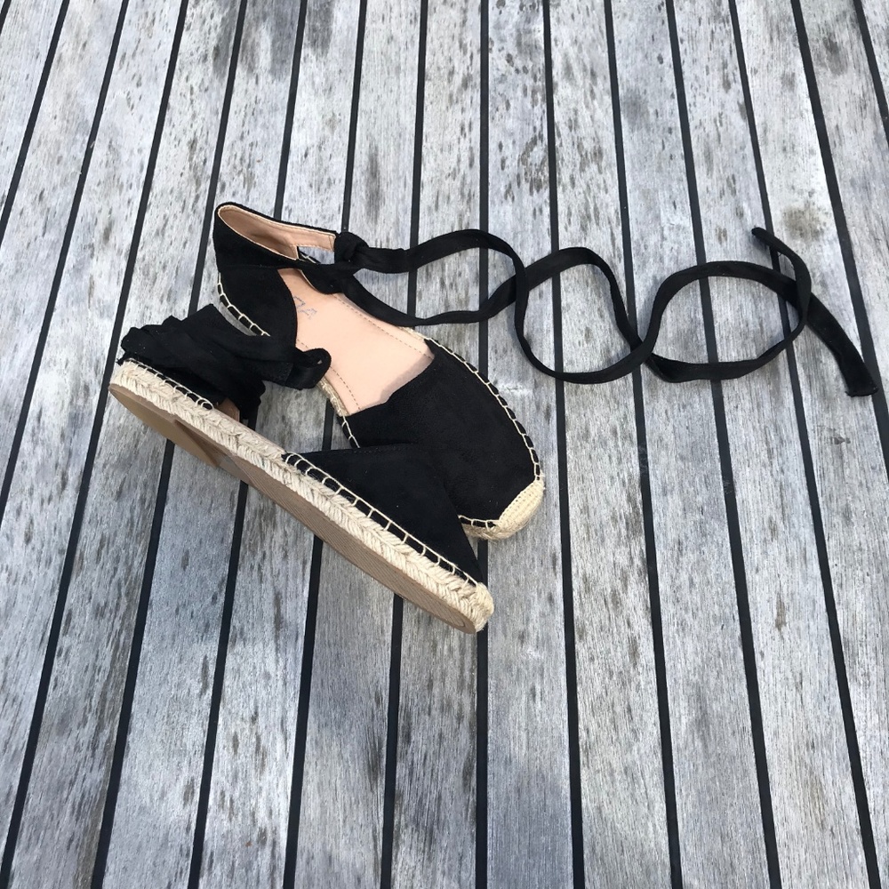 Last Pair🚨Lace-Up Espadrilles Sandals - Picture 6 of 7